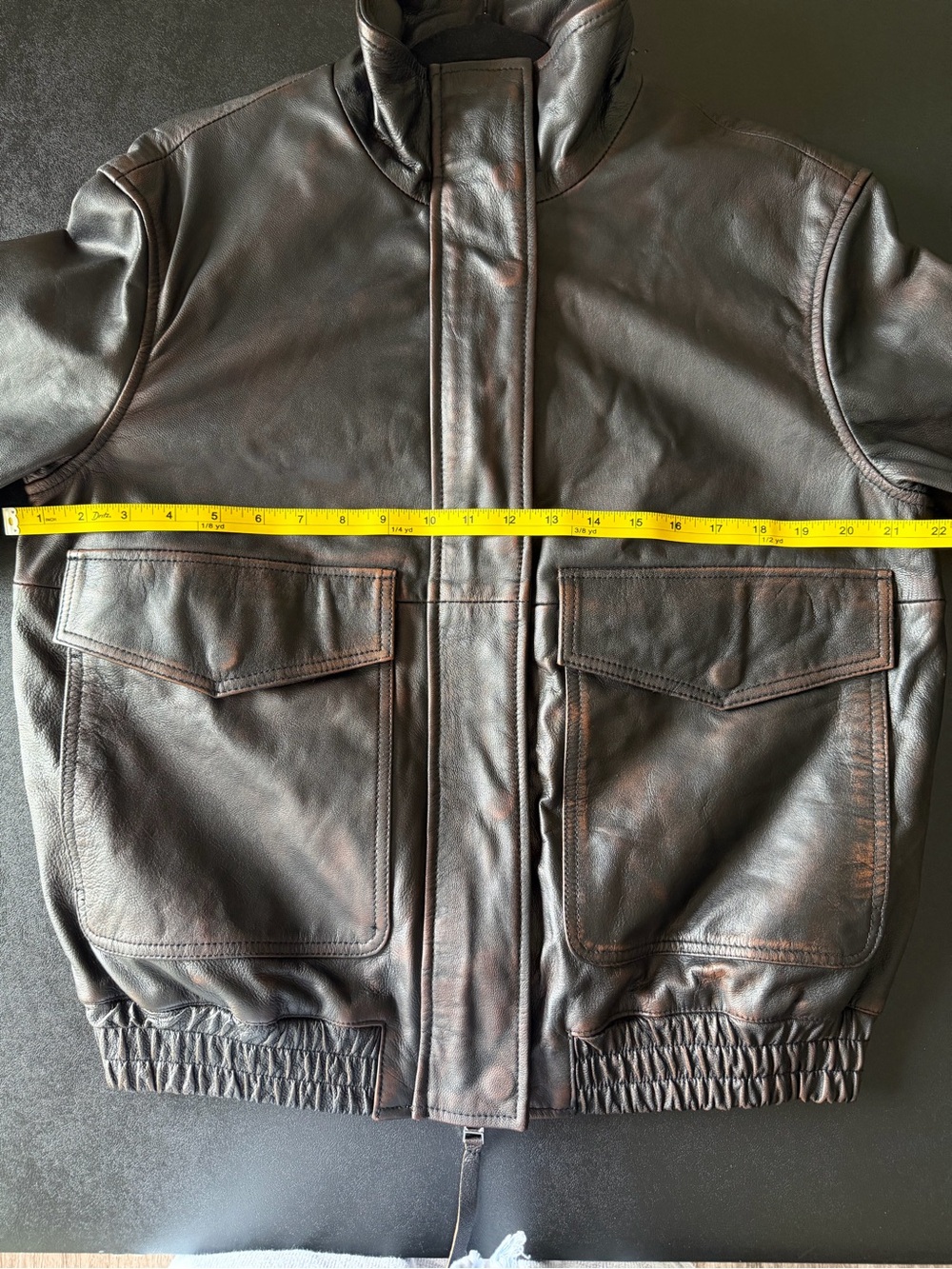 Zara 100% Goat Leather Bomber Jacket Limited Edition Black Size S 5479/061/800 - Picture 5 of 11